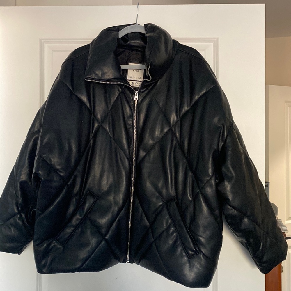 Vegan Leather black jacket
